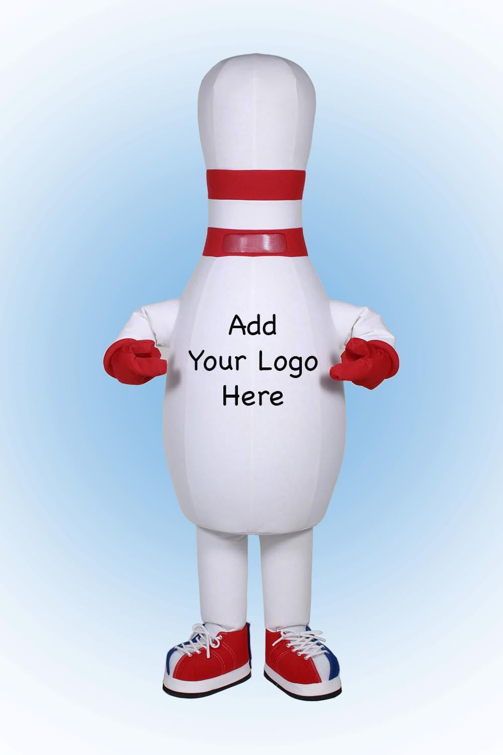 Bowling Pin Mascot Costume