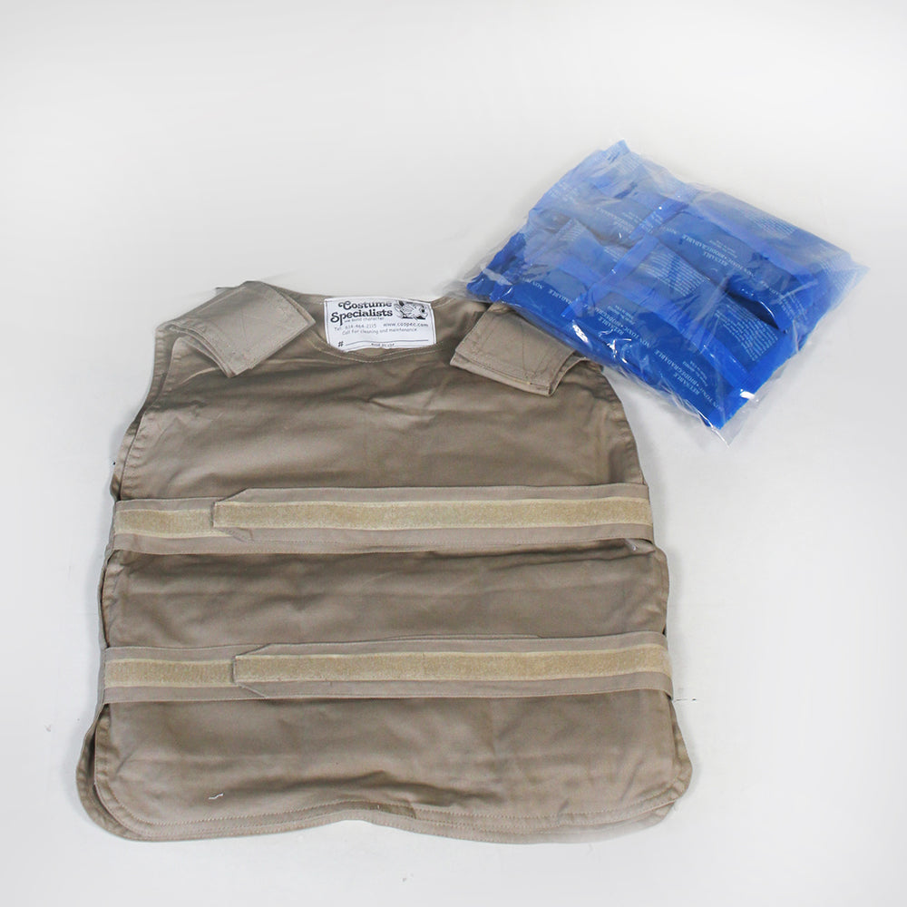 Cold Vest, Inserts, and Cooler
