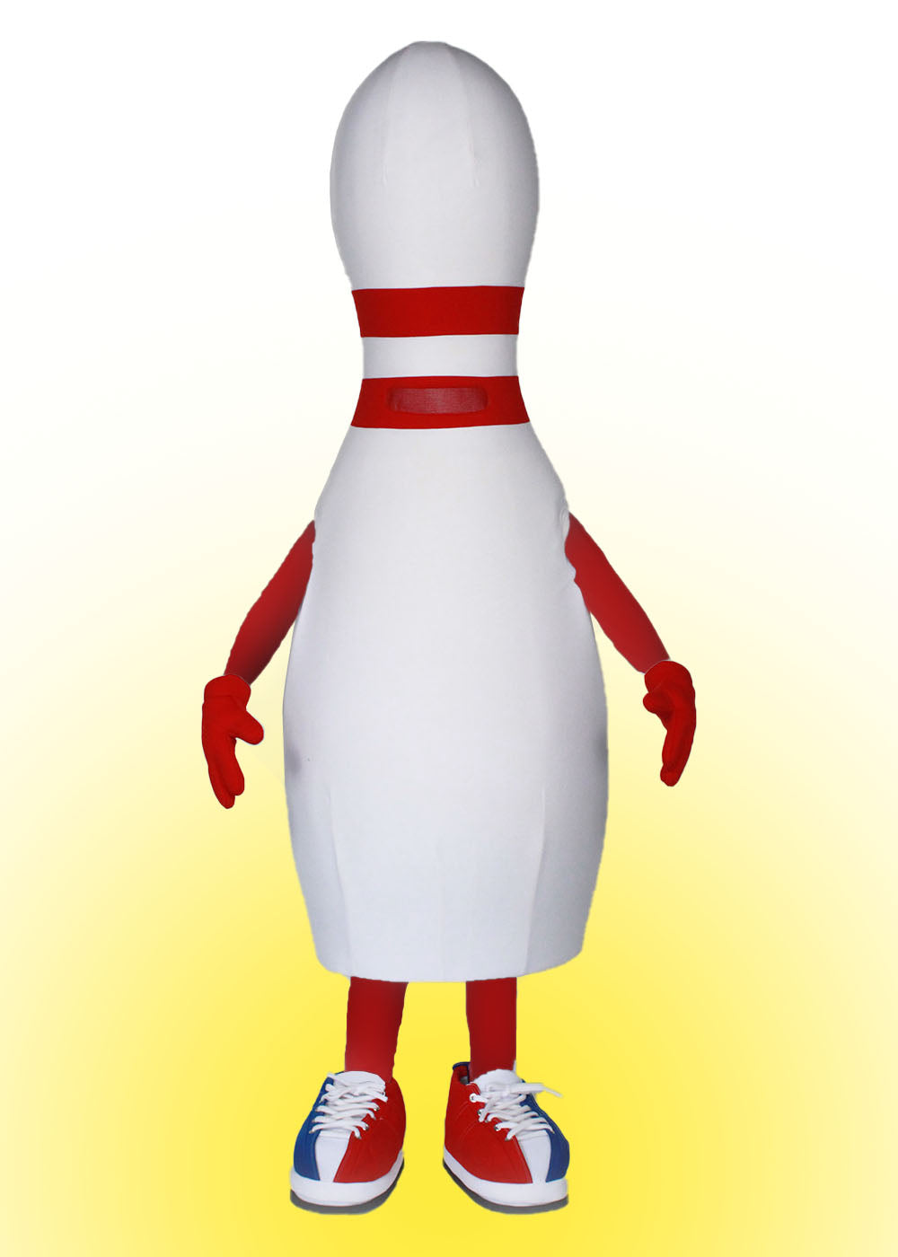 Tall Bowling Pin Mascot Costume