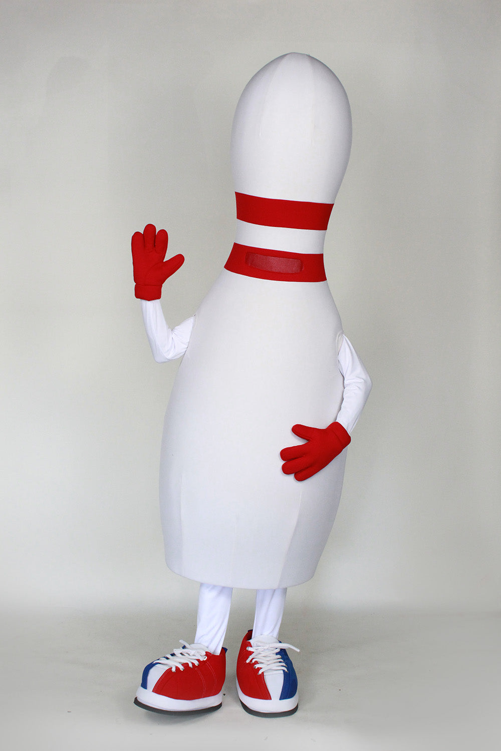 Tall Bowling Pin Mascot Costume