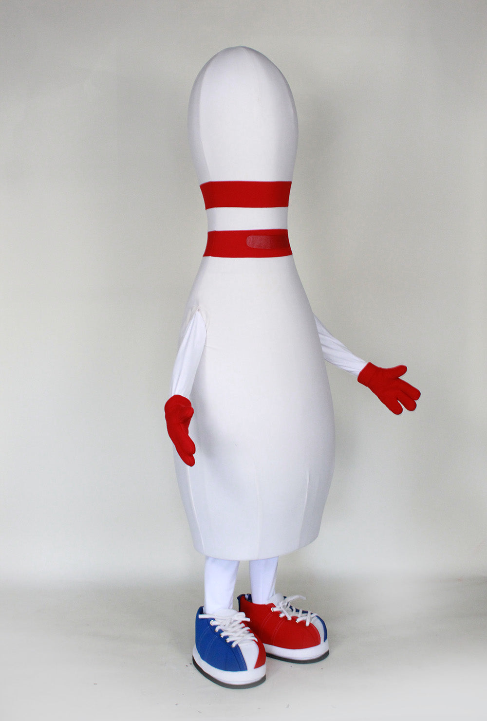 Tall Bowling Pin Mascot Costume
