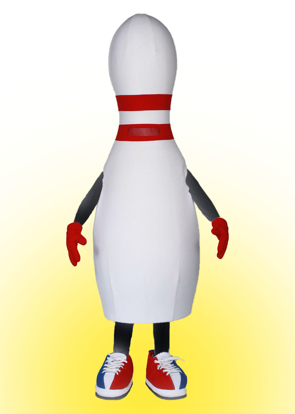 Tall Bowling Pin Mascot Costume