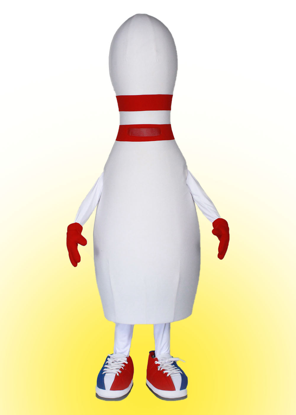 Tall Bowling Pin Mascot Costume