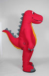 Red Dragon Dinosaur Mascot Costume