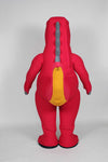 Red Dragon Dinosaur Mascot Costume