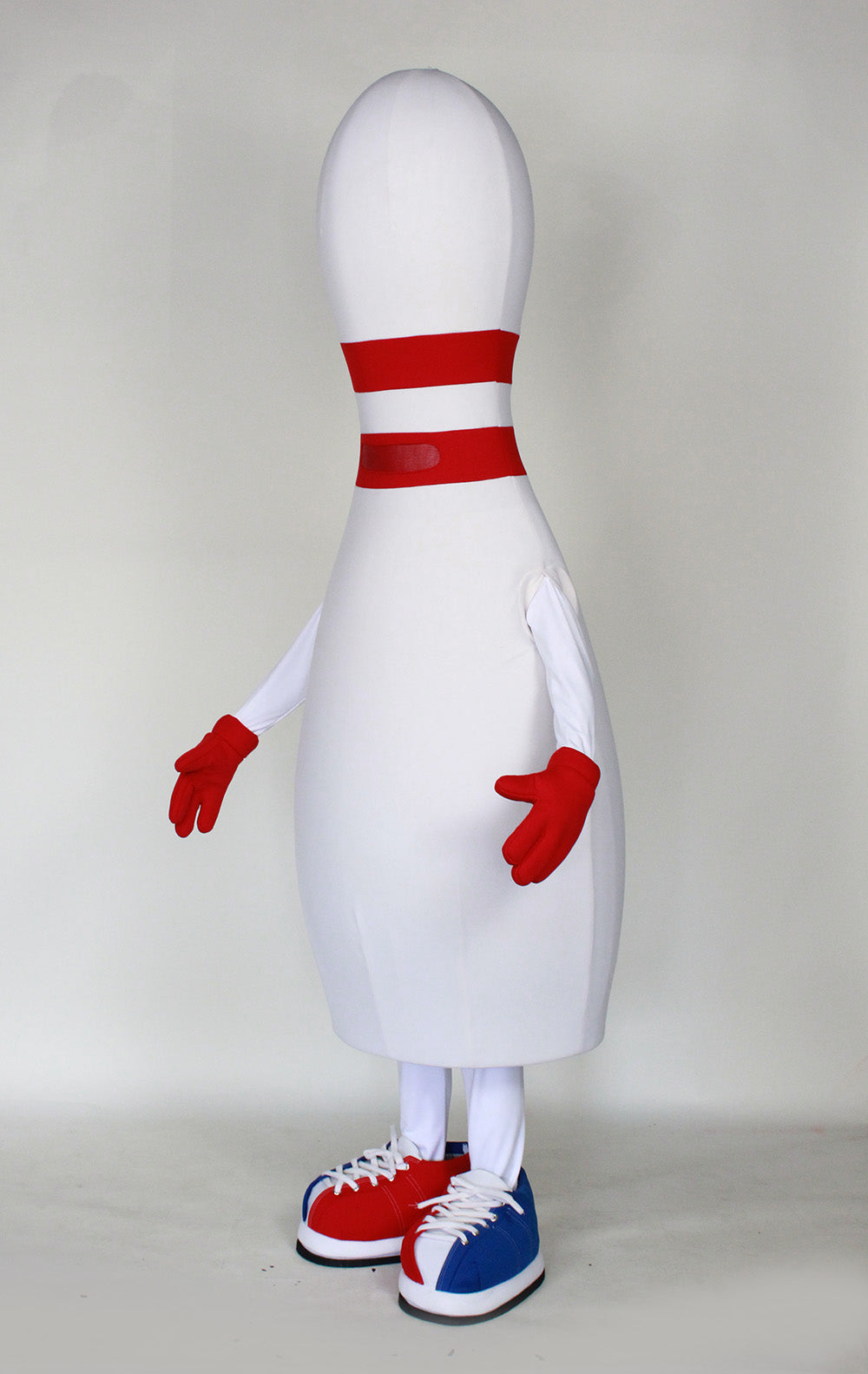 Tall Bowling Pin Mascot Costume