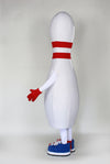 Tall Bowling Pin Mascot Costume