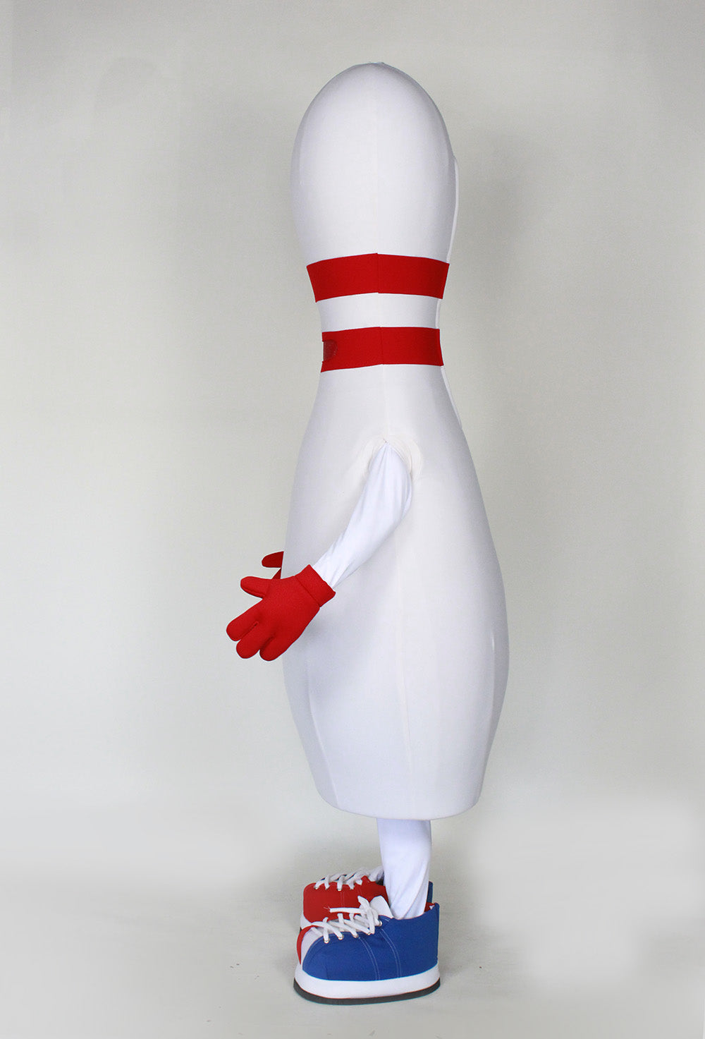 Tall Bowling Pin Mascot Costume